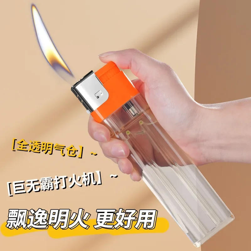 Description Picture 3 of item2024 Creative Big Mac Extra Large Lighter Large Capacity Personalized Extended Portable Men's Cigarette Accessories