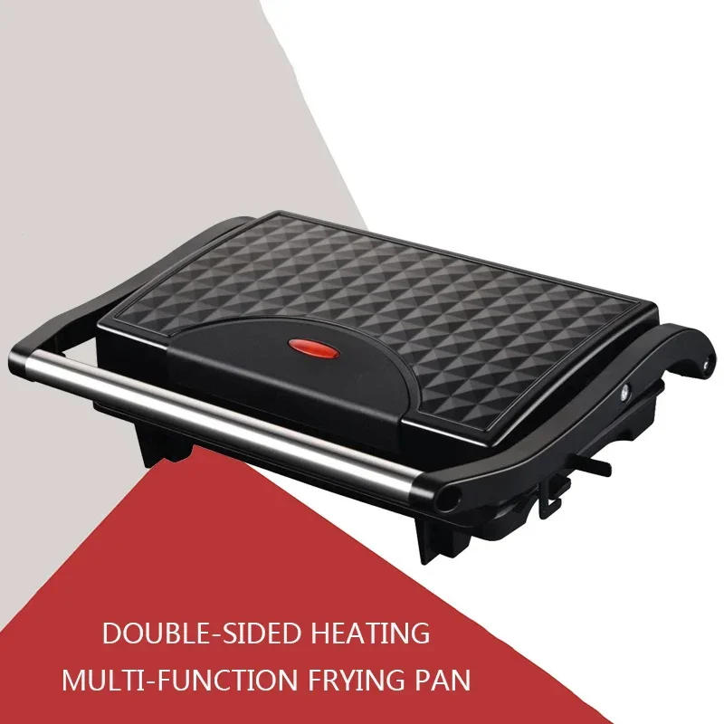 Description Picture 3 of itemDouble Barbecue Machine Household Mini Breakfast Barbecue Machine 220V110V Sausage Burger Toast Grilling Steak Machine