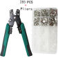 285pcs  and  Pliers