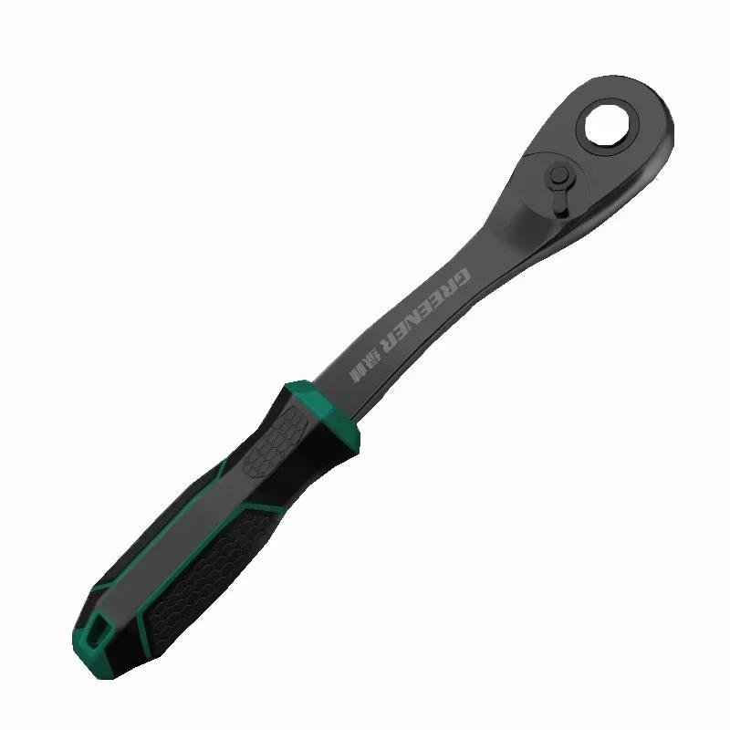 Description Picture 4 of itemMulti-funtion Socket Wrench 1/4 3/8 1/2 Inch Ratchet Wrench Tool DIY Hand Tool Ratchet Handle Wrench  90-Tooth Drive Ratchet