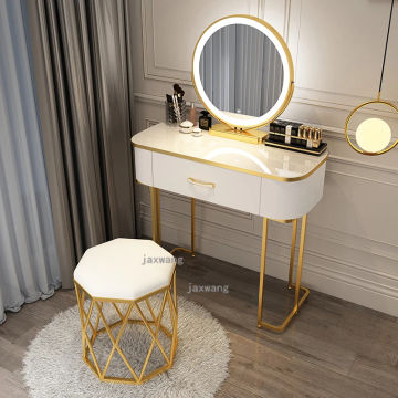 European Luxury Vanity Home Dressers  Bedroom Modern home Dressing Table Bedroom Furniture Storage Side Cabinet Bedside Table B