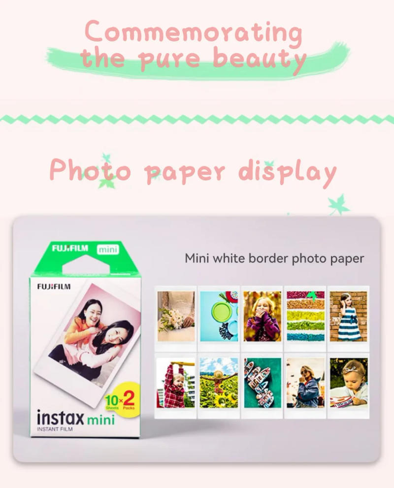 Description Picture 4 of itemOriginal Fujifilm Instax Mini 12 11 Film Photo Paper various styles For 9 SP2 70 7cs 8 11 25 90 50 Camera Lomo liplay link