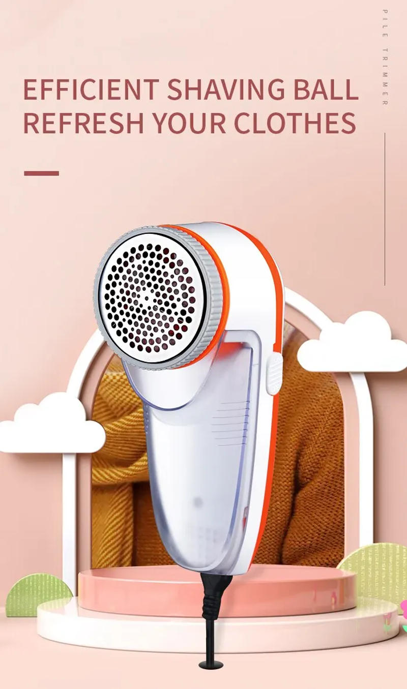 Description Picture 2 of itemKM-241 Wool Ball Tnimmer Epilator Easy To Carry And Clean Three Knife Net Electric Lint Remover Clothes Shaver