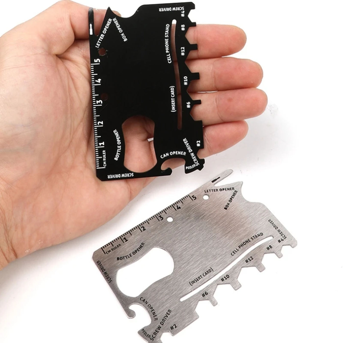 Description Picture 3 of item1pcs Outdoor Camping Portable Tool Card Wilderness Survival Small Tool Portable Bicycle Multi functional Repair Tool