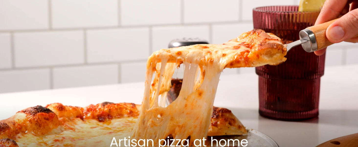 Description Picture 6 of itemIndoor Pizza Oven - Makes 12 Inch Pizzas in Minutes, Heats up to 800°F - Countertop Electric Pizza Maker with 5 Touchscreen Pres