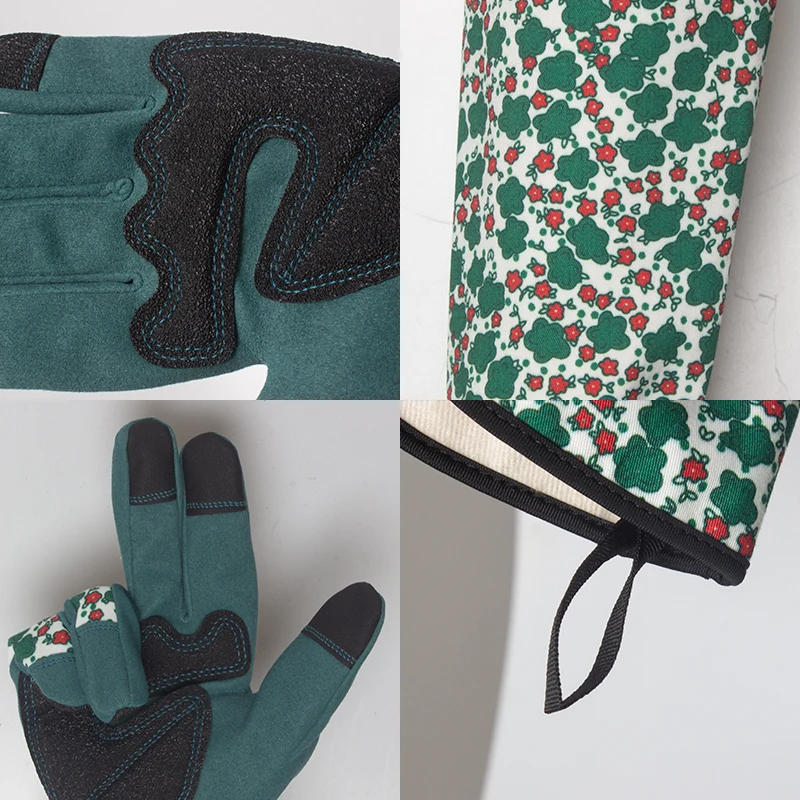 Description Picture 4 of itemLong Gardening Gloves for Women Thorn Proof Gloves Men's Rose Pruning Garden Gloves with Touch Screen Breathable Work Gloves