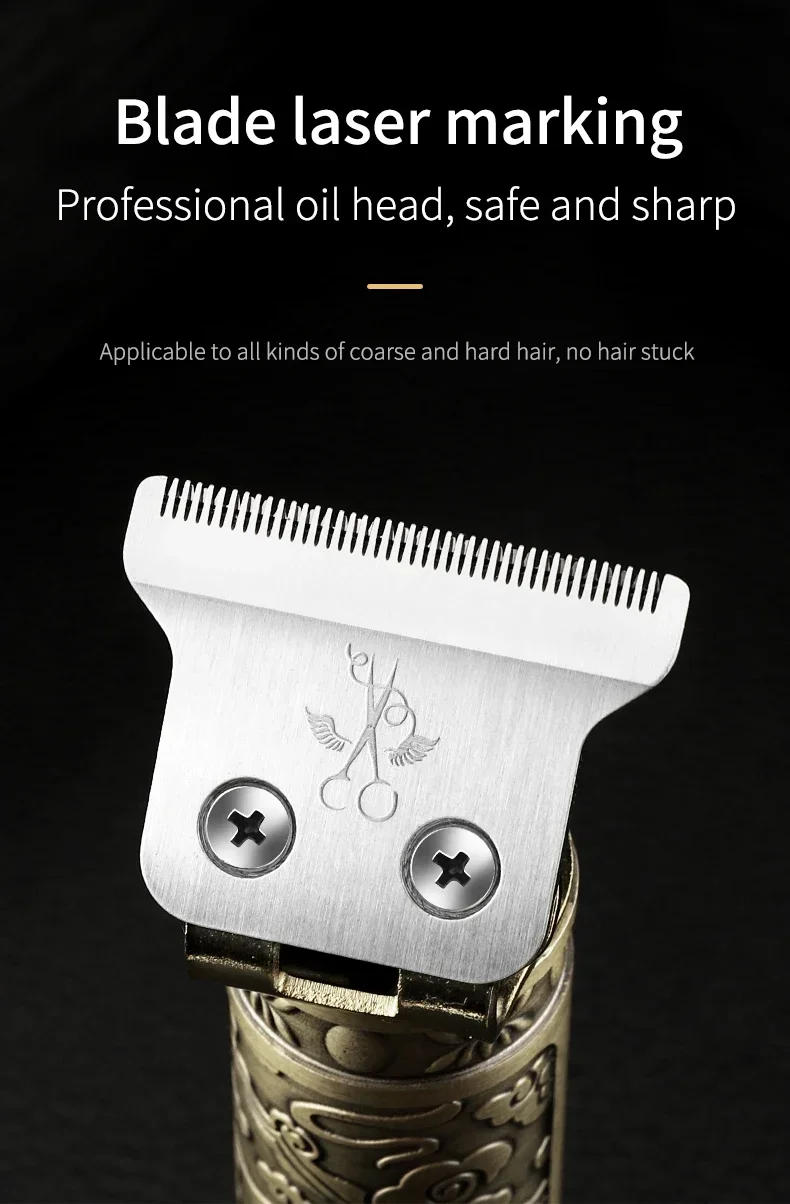 Description Picture 6 of itemElectric Oil Head Hair Trimmer RESUXI LM-2029  Professional Hair Clipper Set for MenShear Carving Pusher Razor Nose Hair Device