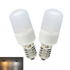 M​ini T22 LED Refrigerator Light Blub 2W E12 E14 Freezer Lamp 3000-6000K Sewing Machine Light Replace Incandescent Lamp for Home