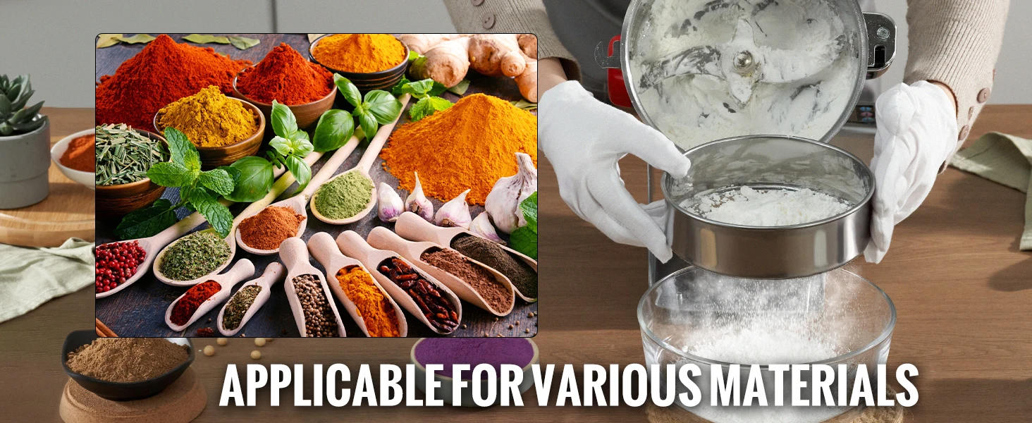 Description Picture 4 of itemVEVOR electric 2500g grain grinder, 3750W high-speed grinder, stainless steel swing grinder, used for grains, coffee, corn