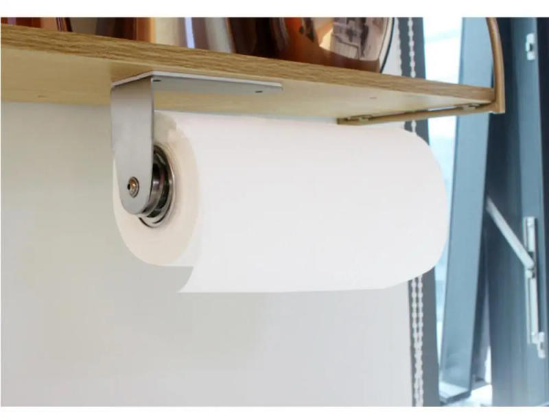 Description Picture 6 of itemAdhesive Toilet Roll Paper Holder Organizer Retractable Paper Towel Rack Wall Mount Storage Stand Towel Dispenser For Kitchen