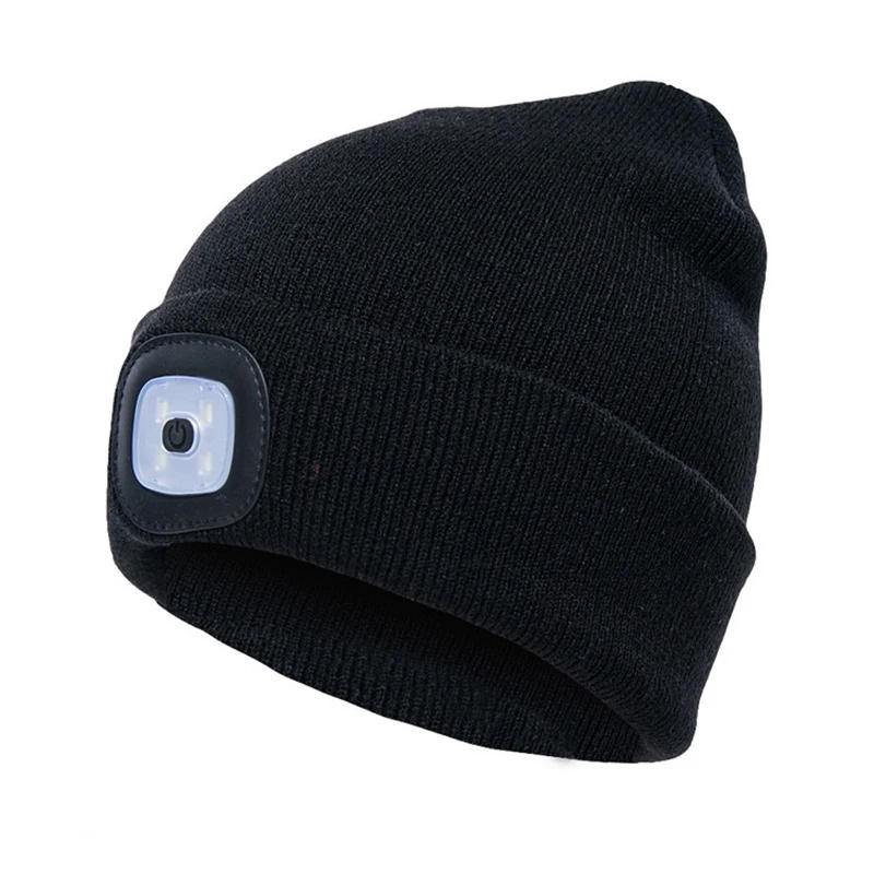 Description Picture 4 of itemLED Luminous Knit Cap Winter Warm Hunting Camping Running Cap Gift Men's Women's Outdoor Fishing Hat