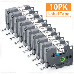 10PK 231 Label Tape Replace for Brother Laminated Label Tape tze231 tze221 211 631 131 334 335 for Brother P Touch Label Printer