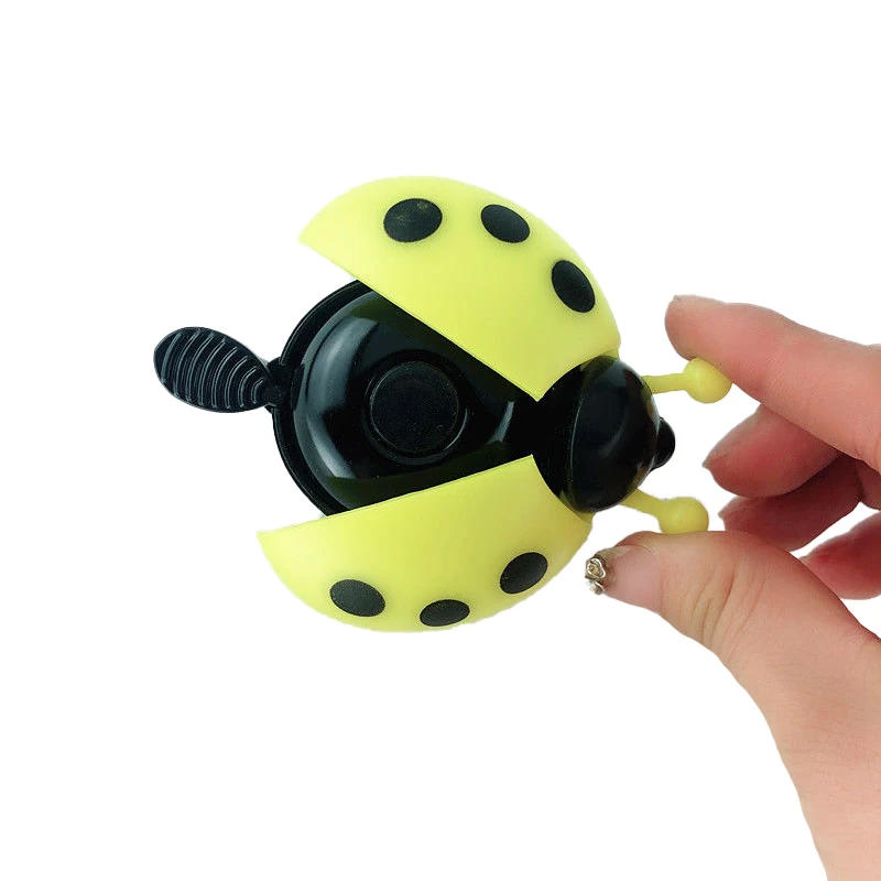 Description Picture 3 of itemCute Ladybug Bicycle Bell Small Cartoon Beetle Cycling Bell for Lovely Kids Children Bike Ride Horn Alarm Bicycle Accessories