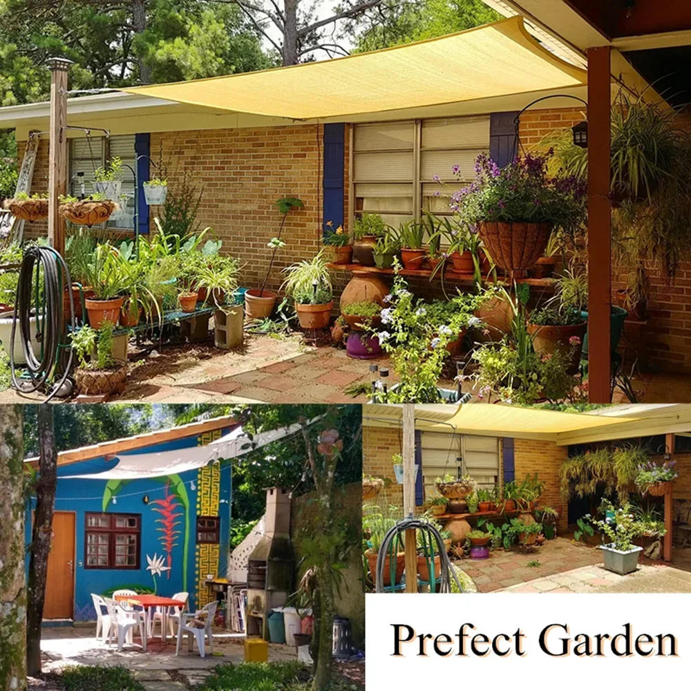 Description Picture 3 of itemWaterproof Triangle Sun Shelter,Sunshade Protection,Outdoor Canopy,Garden Patio Pool Shade Sail,Awning Shade Cloth,5x5x 5,2x2x2m