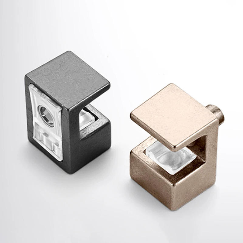 Description Picture 2 of itemGlass Shelf Support Clamp Cabinet Layer Plate Support Pegs Cabinet Clips Fixed Holder Furniture Bracket Holder Hardware