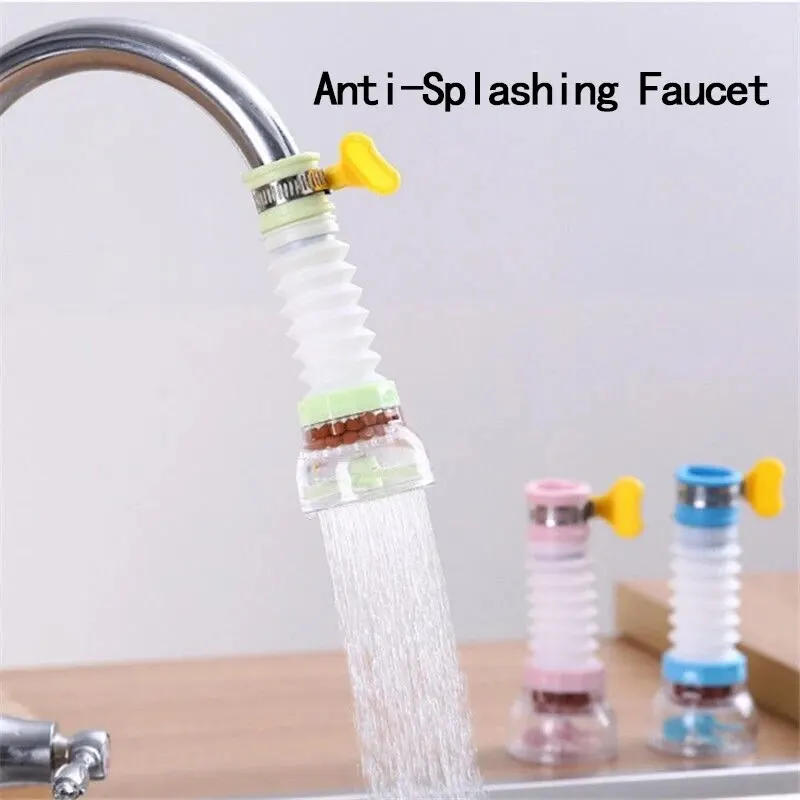 Description Picture 4 of itemKitchen Anti-Splashing Faucet Can Rotate Extend The Filter Home Universal Water Faucet Multifunction Wash Basin Shower Faucet