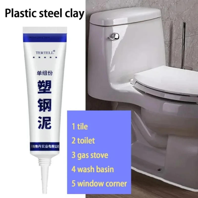 Description Picture 6 of item60/100ml Super Strong Glue Sticks All Plastic Waterproof Waterproof Sealant Steel Epoxy Resin Mud Roof Waterproofing Bathroom