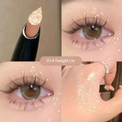 Glittering Highlighter Stick With Diamond Like Feel Silky And Good Ductility Face Brightening Three Dimensional Eye Shadow Pen