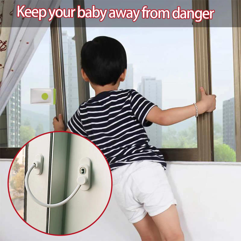 Description Picture 5 of itemWindow Door Restrictor Premium Window Door Lock Kids Security Lock Protector Durable Child Baby Security for Children Pet Baby