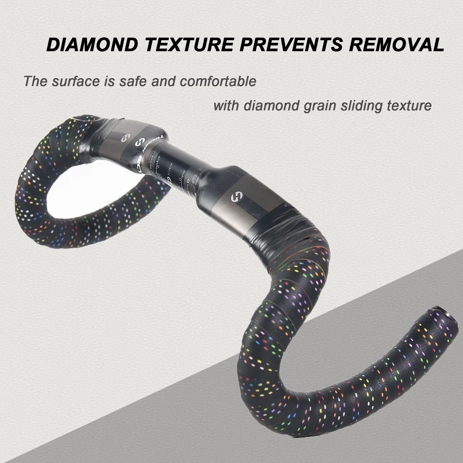 Description Picture 2 of itemBUCKLOS Professional Gravel Bike Handlebar Tape Shockproof Comfort Road Bicycle Bar Tape Bike Handle Bar Belt Cycling Parts