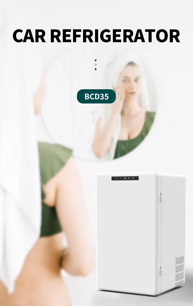 Description Picture 2 of itemPortable Car Refrigerator, Dual-zone Temperature Control for High Efficiency and Energy Saving, Car Battery Protection System