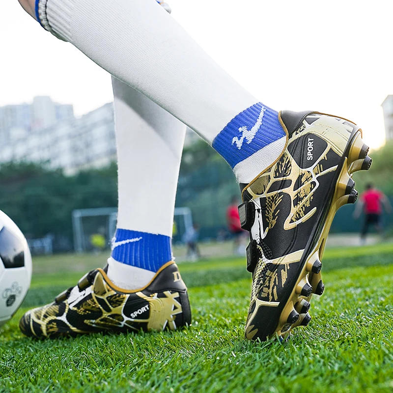 Description Picture 4 of itemKids Soccer Shoes FG/TF Football Boots Professional Cleats Grass Training Sport Footwear Boys Outdoor Futsal Soocer Boots 28-38