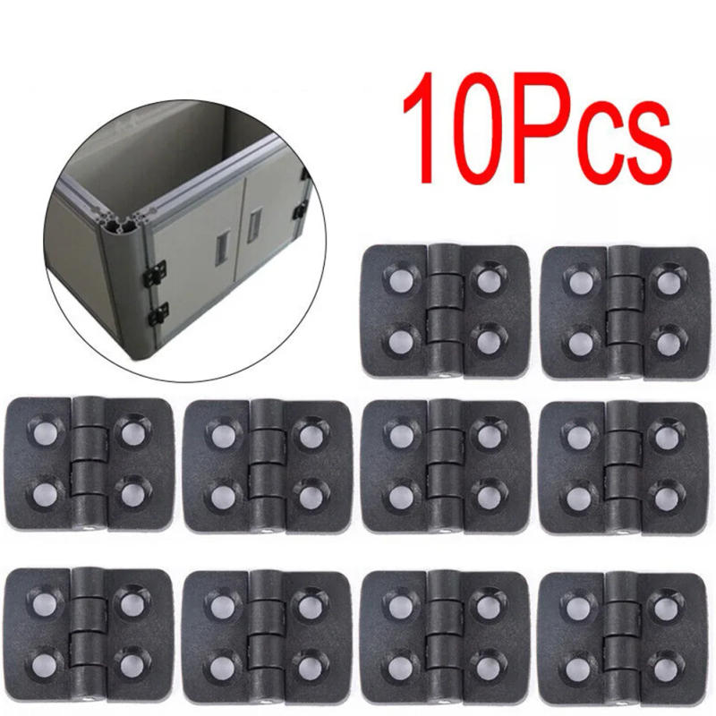 Description Picture 3 of item10PCS  Plastic Hinges Door Bearing Butt Cabinet Hinge Cabinet Electrical Box Door Window Hardware Folding Hinges Replacement