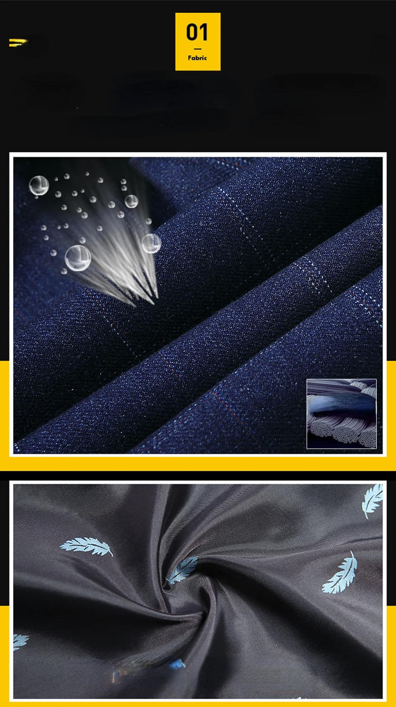 Description Picture 4 of itemNew Spring Autumn Blazers Men Slim Fit British Plaid Formal Suit Jacket Party Wedding Business Casual Blazers Male Plus Size 5XL