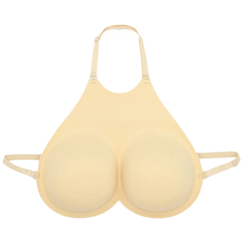 Description Picture 2 of itemRealistic Crossdressing Huge Fake Breast F Cup Fake Boobs for Transgender Crossdressers Drag Queen Shemale Crossdress Prothesis