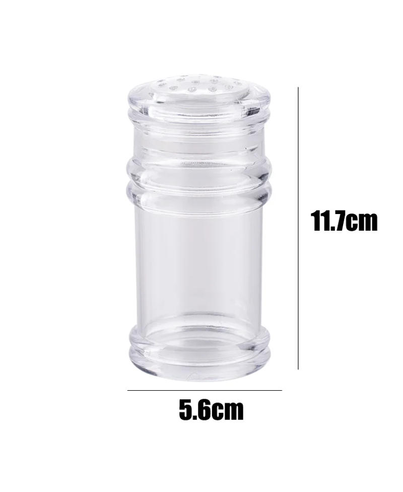 Description Picture 2 of itemTransparent Bbq Seasoning Bottle Cooking Pepper Powder Sugar Salt Jar Kitchen - Herb & Spice Tools - Aliexpress