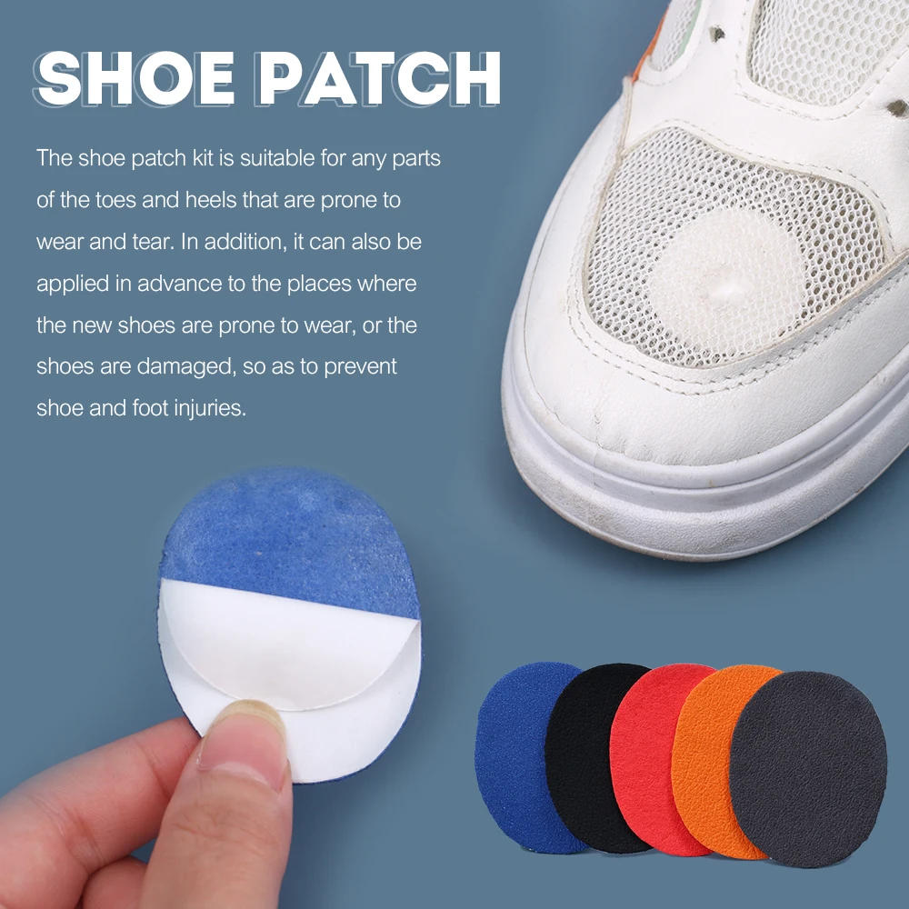 Description Picture 4 of itemShoe Patch Vamp Repair Sticker Subsidy Sticky Shoes Insoles Heel Protector Heel Hole Repair Lined Anti-Wear Heel Foot Care Tool