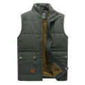 Men's Brand Clothing Winter Vest Jackets Sleeveless Coat 2024 Fur Fashion Big Size Male Warm Waistcoat Fleece Vest Men