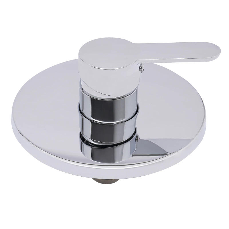 Description Picture 3 of itemSingle-Function Shower Handle Valve Trim Kit Shower Valves Chrome Wall Mount Brass Faucet Shower Rough-In Valve Bathroom i