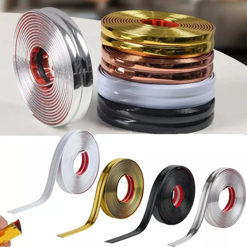 Description Picture 2 of itemSelf-Adhesive Wall Corner Molding Trim Tape PVC Anti-collision Strip Waterproof Tile Beauty Seam Sticker