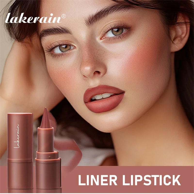 Description Picture 5 of itemTapered Gradient Lip Liner Pencil Purple Brown Pointed Head Lipliner Waterproof Non Sticky Matte Lipstick Gradient Contouring