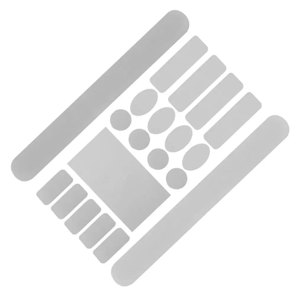 Description Picture 2 of item1 Set Bicycle Sticker Frame Protection Carbon Film Mountain Bike Chain Sticker  Waterproof Transparent Anti Scratch Stickers