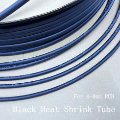 Black Heat Shrink Tube, Clear 1m 2 Meter 5M 10m 6mm 8mm Diameter Heat Shrink Tube, Wrap Wire Cable kit High Temperature Pipe