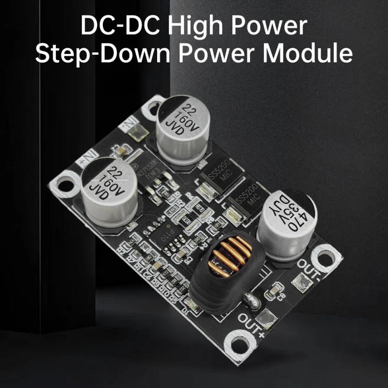 Description Picture 4 of itemDC-DC High Power Step-down Power Supply Module DC Converter Lnput 10-110V Fixed To 5V9V12V24V Output High Voltage Resistant