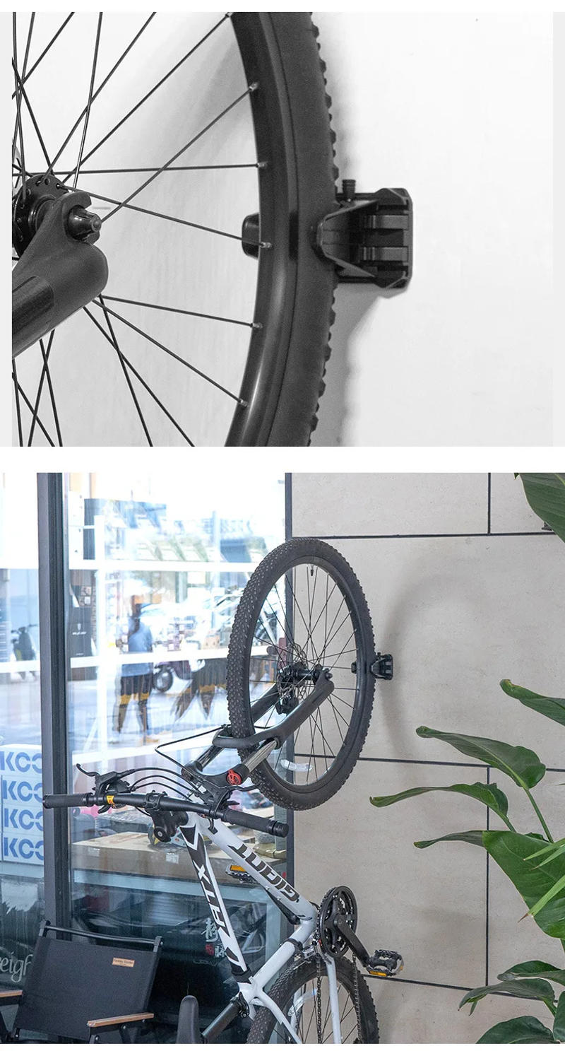 Description Picture 6 of itemBicycle Wall Mount Hook Adjustable Bicycle Parking Rack Road Mountain Bike Parking Buckle Portable Wall Holder Vertical Bracket