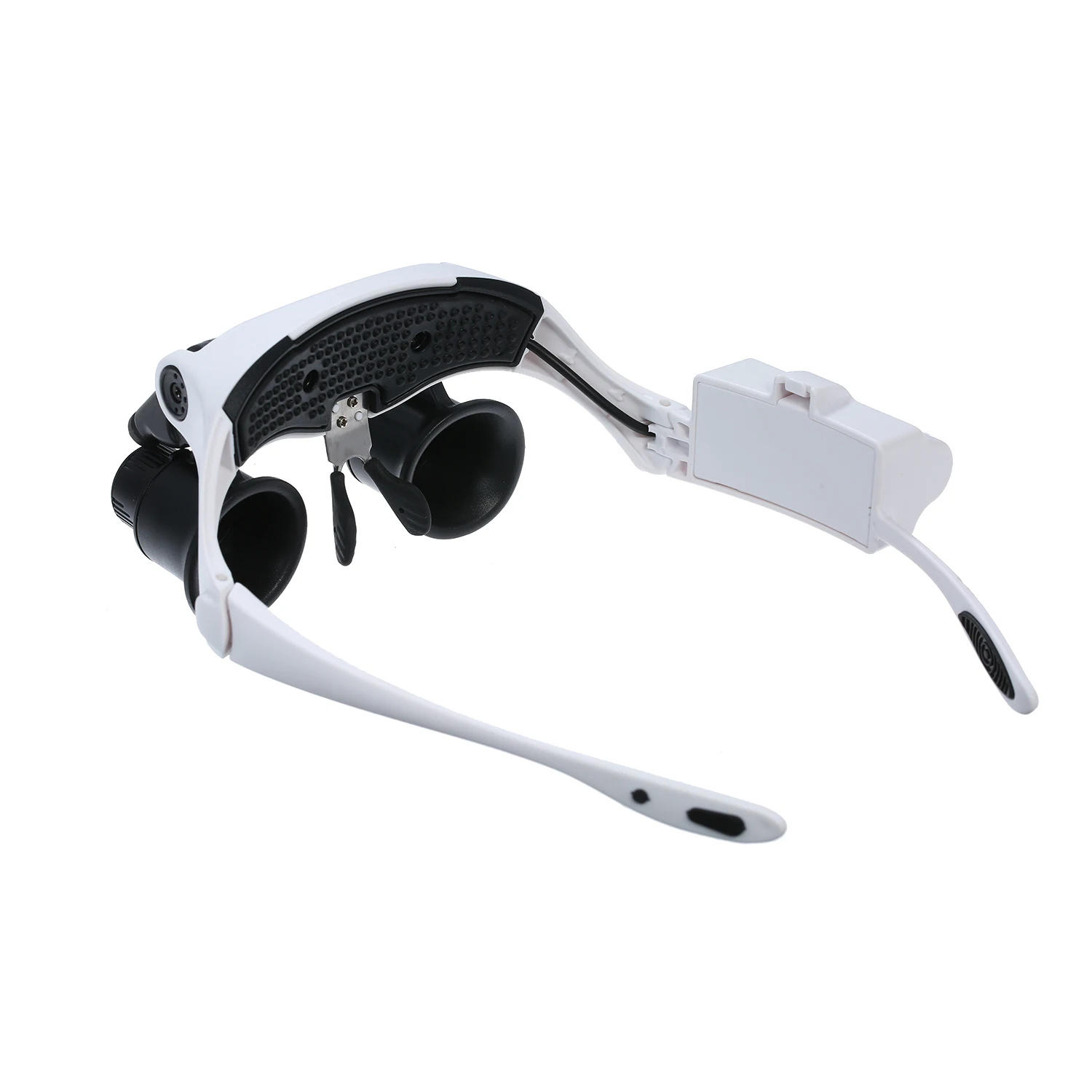 Description Picture 5 of itemGlasses Magnifier With 2 LED Lights 6 Replaceable Lenses 6X 8X 10X 15X 20X 25X Magnifying Glass Illuminated Magnifier Loupe