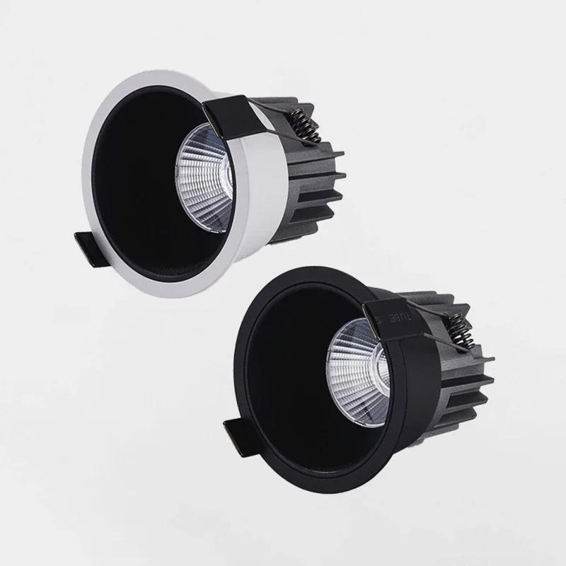 Description Picture 6 of itemDimmable Anti Glare Recessed COB LED Downlights 10W 15W 20W LED Ceiling Spot Lights AC85~265V Background Lamps Indoor Lighting