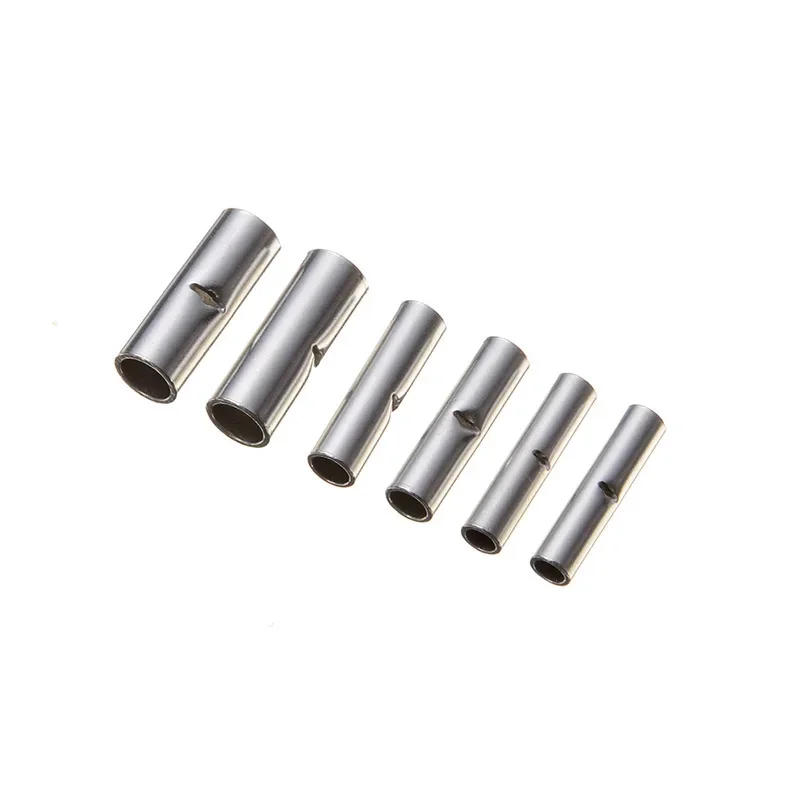 Description Picture 4 of item150pcs Non-Insulated Butt Wire Connector Ferrules Electrical Cable Terminal Bare Tinned Crimp Terminal 0.5-6mm2 22-10AWG