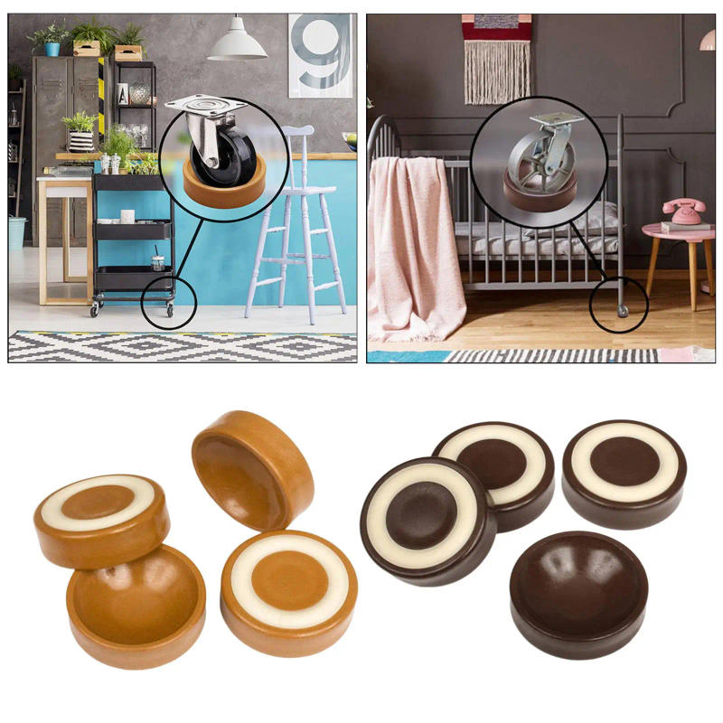 Description Picture 5 of itemNon-Skid Furniture Wheel Gripper Cups Floor Protectors for Chair Table Bed
