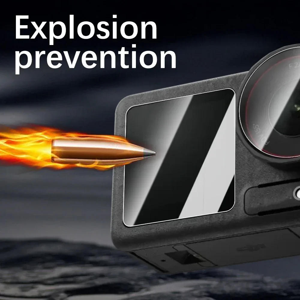 Description Picture 6 of itemTempered Glass Camera Screen Protectors for DJI Osmo Action 3 4 5 Pro Lens Cover 9H Full Coverage Anti-scratch Protective Films