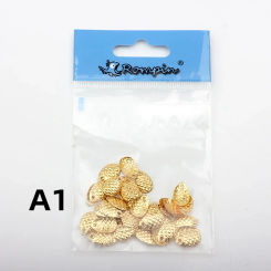 50pcs/Pack Fishing Spinner Rings Blades Flattie Attractor Lure Spoon Accessories Fishing Nickel Spoons Fit For Trout Bass Tackle