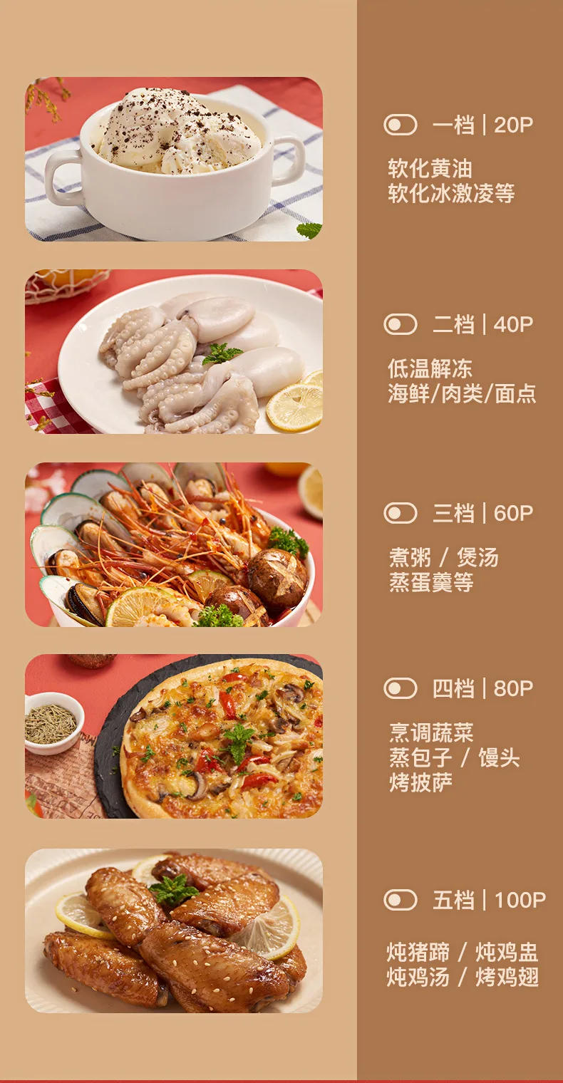 Description Picture 6 of itemMicrowave oven household mini turntable type retro light wave furnace high value micro boiler multi-function