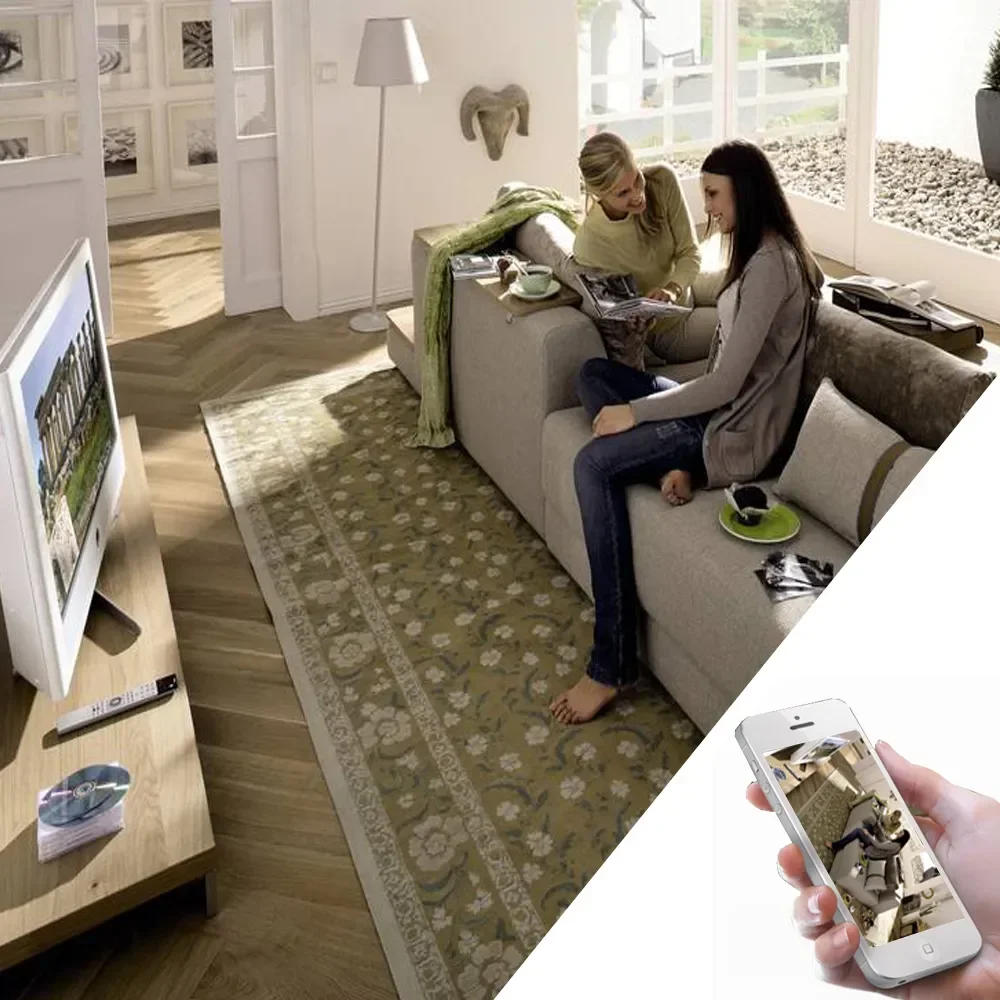 Description Picture 6 of itemMini Camera Clock Full HD 1080P Wireless Wifi Control IR Night Vision View DVR Camcorder Home Surveillance Monitor Video