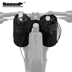 Rhinowalk Bicycle Bag Cycling Water Bottle Carrier Pouch MTB Bike Insulated Kettle Bag Riding Handlebar 2pcs Accessories