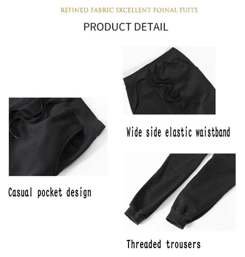 Description Picture 4 of itemSimple Number 23 Printing Women's Elastic Waist Pants Comfortable Drawstring Long Pant Fashion Casual Female Sports Sweatpants