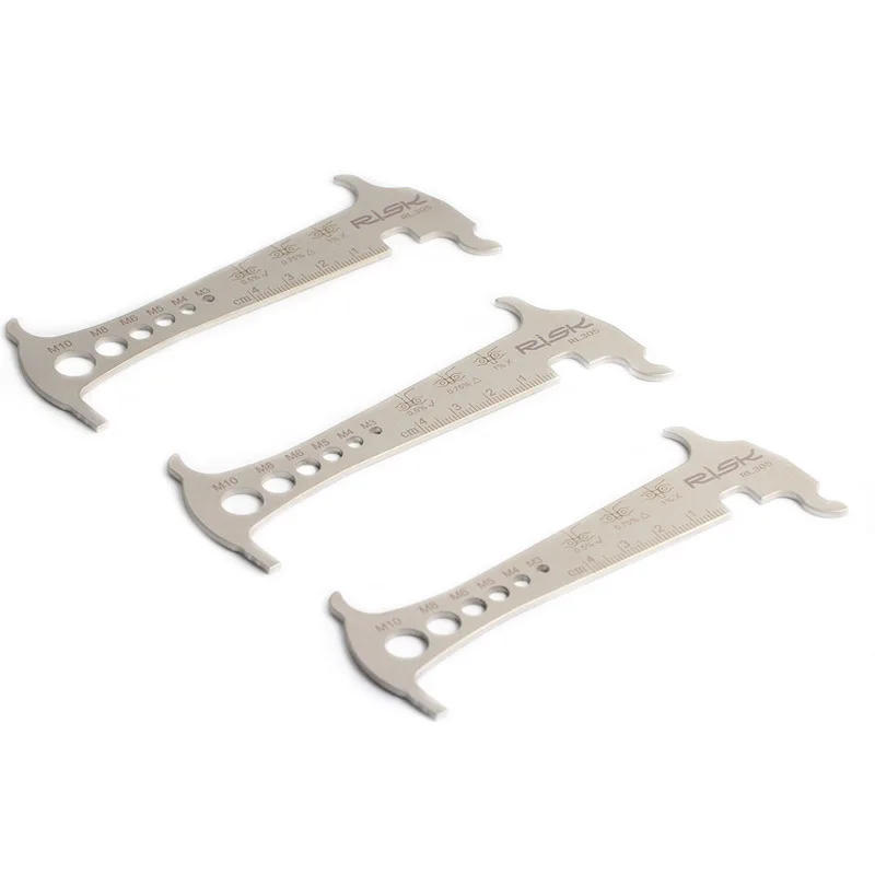 Description Picture 6 of itemMTB Bike Chain Wear Indicator Ruler Bicycle Chains Gauge Measurement Checker Cycling Repair Tool Stainless Steel Screw Diameter